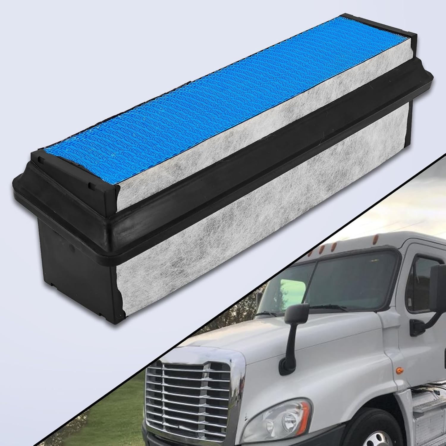 03-42776-010 4Pack Engine Air Filter Compatible With Freightliner Cascadia Trucks 2018 2019 2020 2021 2022 2023, 03-42776-010 0342776010