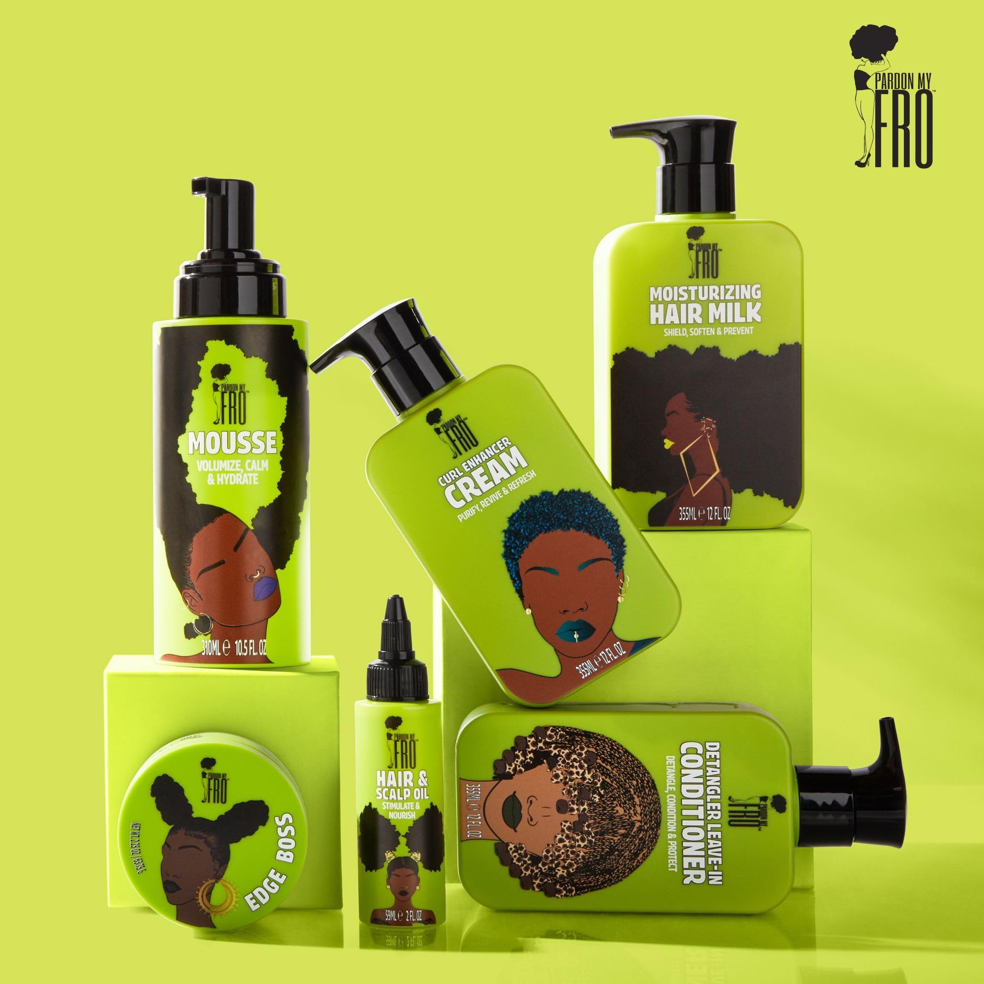 Pardon My Fro Mus utrwalający do włosów kręconych 300 ml