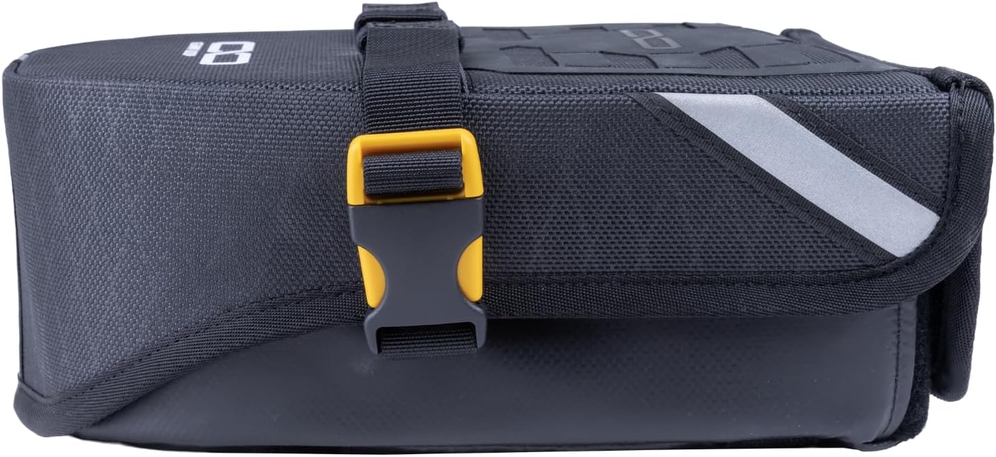 Giant Loop Klamath Tail Rack Pack, 4-Liter Soft Luggage Motorcycle Bag, Secures to Any Motorcycle Tail Rack or Dirt Bike Rear Fenders (Black 2025)