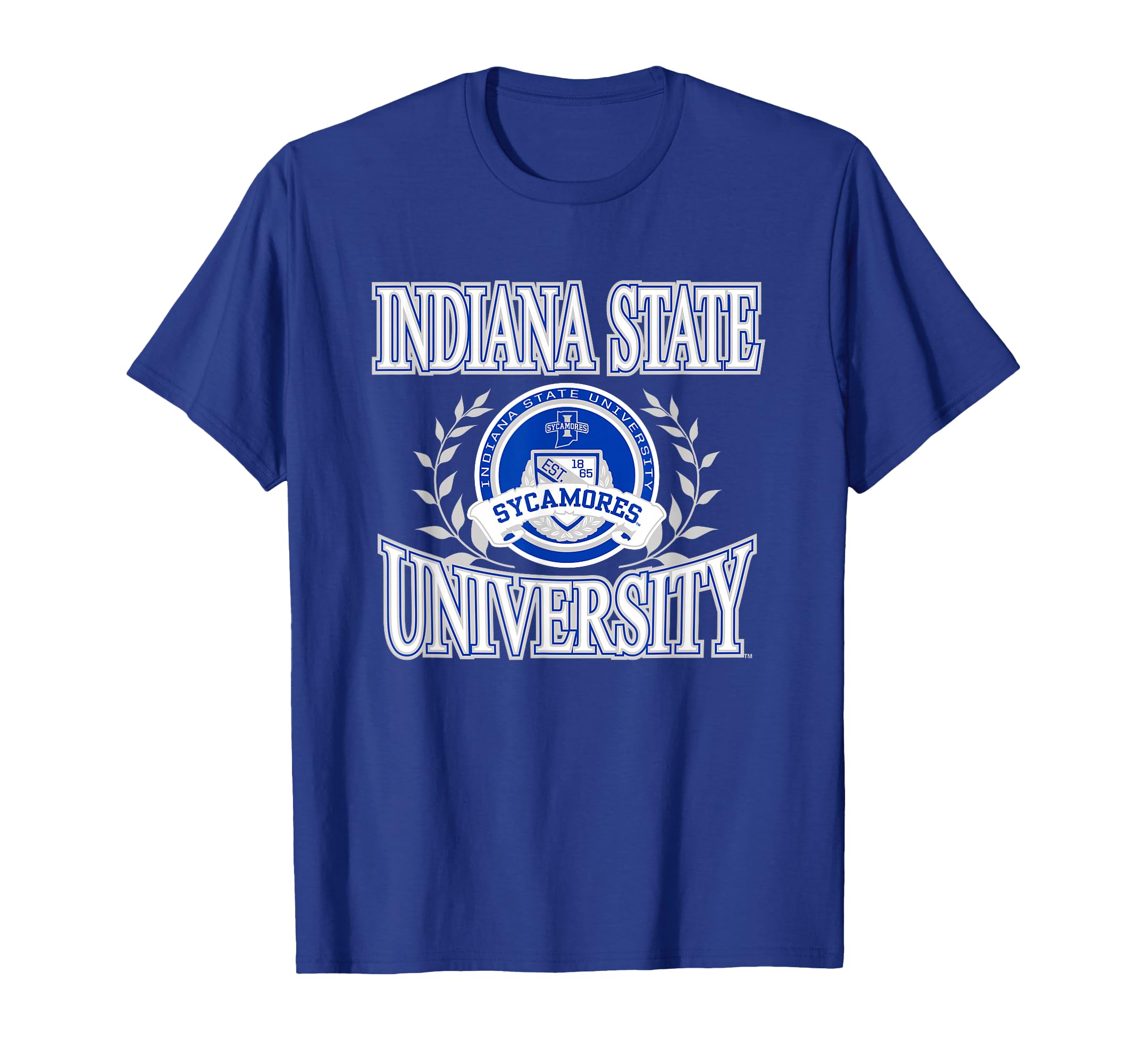 Indiana State Sycamores Laurels Blue Offically Licensed T-Shirt