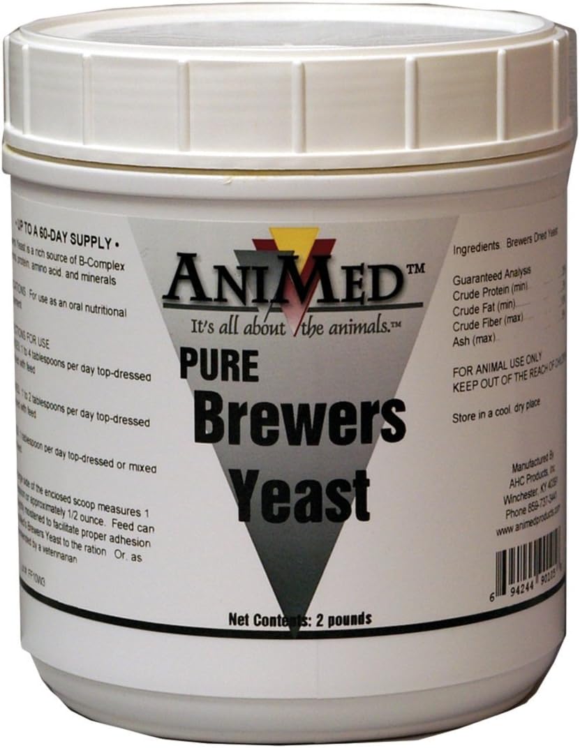AniMed Brewers Yeast Pure (2 lb)_DX… : Horse Nutritional Supplements And Remedies : Pet Supplies