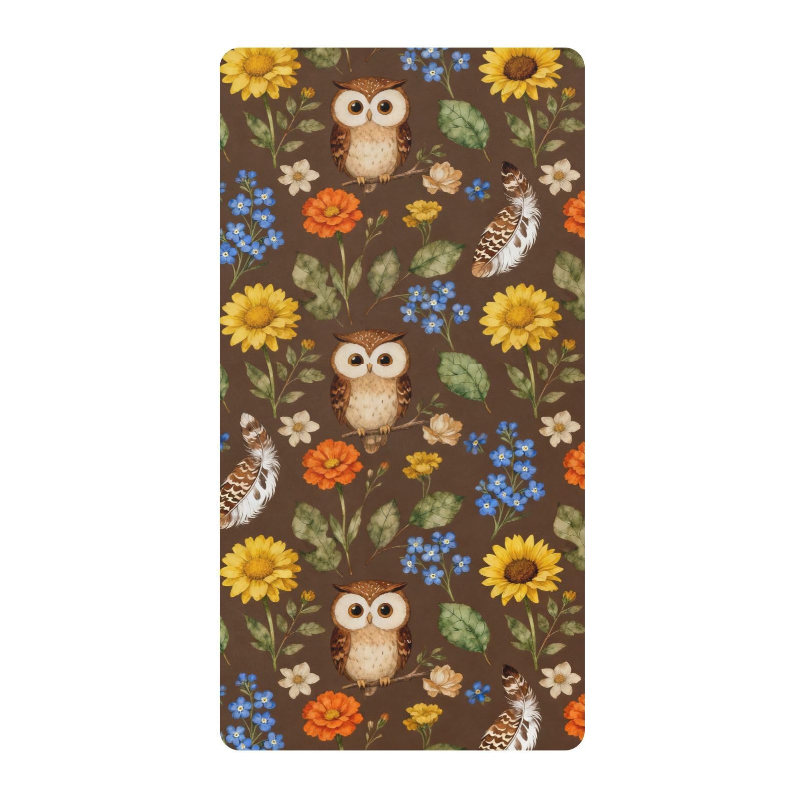 Draps de berceau coton doux pour entourer bébé de tendresse avec animaux et fleurs