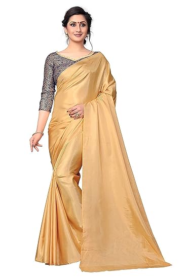 Buy The Fashion Outlets Women's Woven Paper Silk Saree With Unstitched  Blouse Piece (heavy border in white and maroon 304_Gold) at Amazon.in