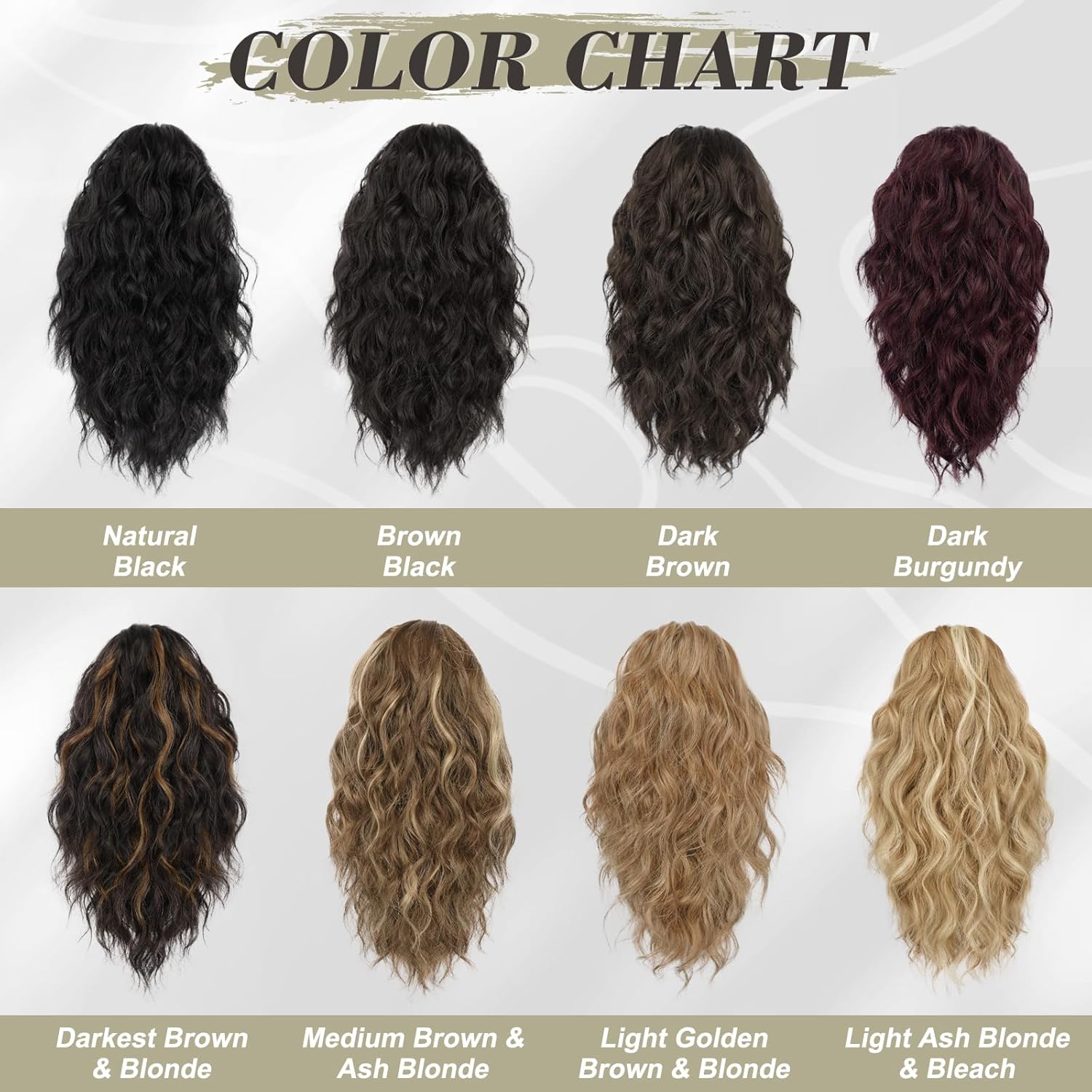 BARSDAR Short Ponytail Extension for Women - 12 Inch Claw Clip Ponytail Hair Extensions - Multi Layered Wavy Black Ponytail Soft Synthetic Clip in Pony Tails Hairpieces - Black Brown - Image 7