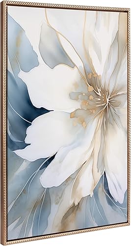 Kate and Laurel Sylvie - Lienzo decorativo para pared con diseño de acuarela elegante y moderna con cuentas abstractas y vintage, 31.5 x 41.5