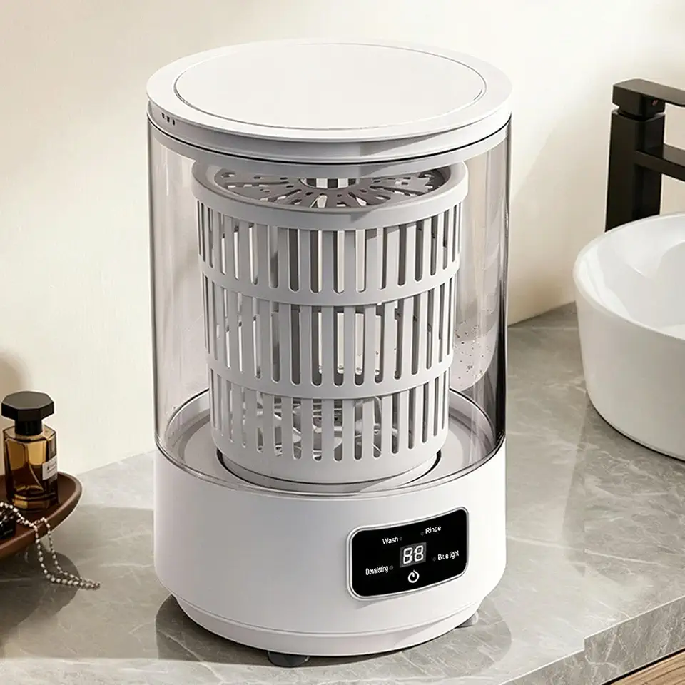 Luocute Mini Portable Washing Machine 4L for Socks Underwear