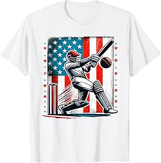 USA Cricket Jersey USA Cricket Team Lover Supporter America T-Shirt