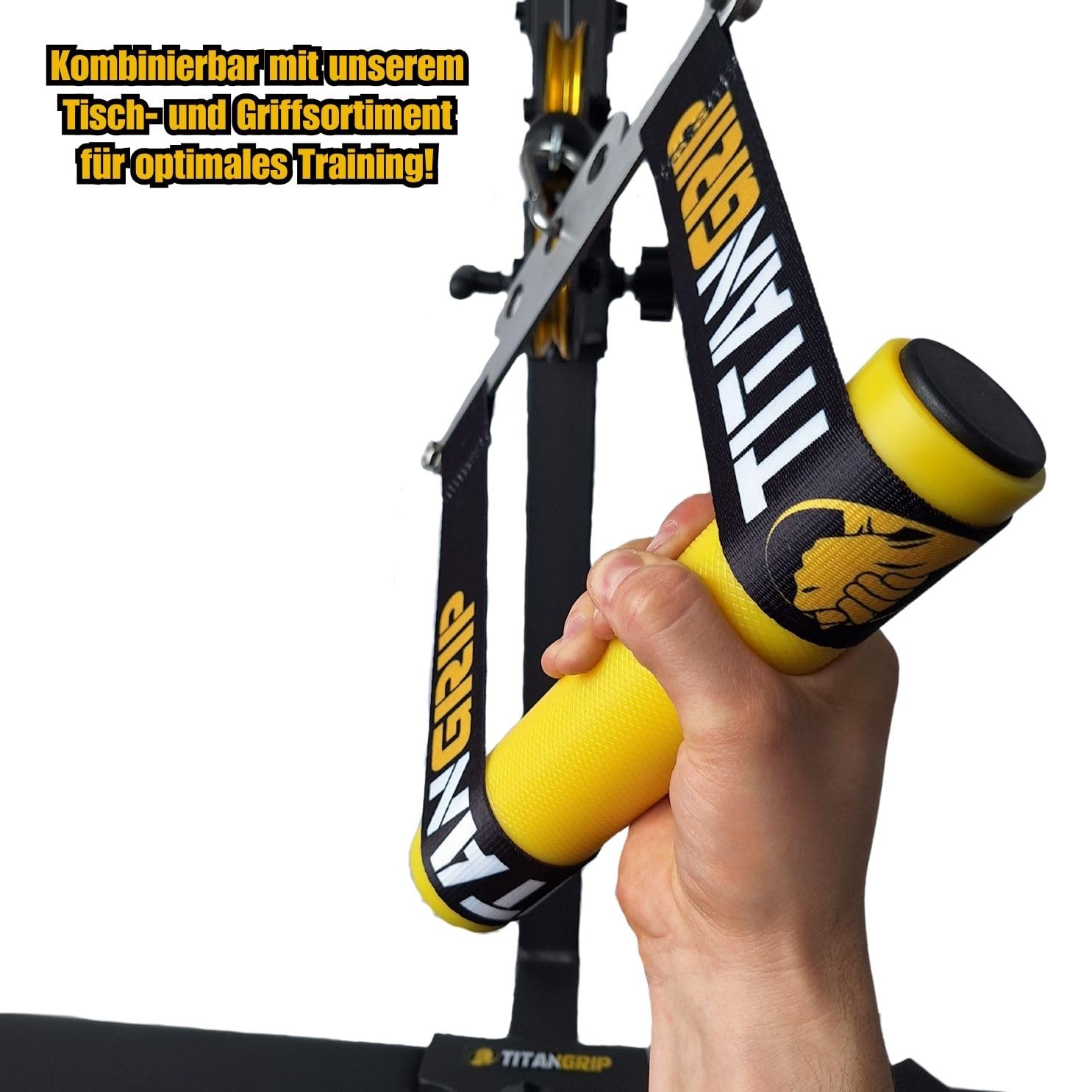 Armwrestling Pulley System con perno sicuro e morsetto da tavolo