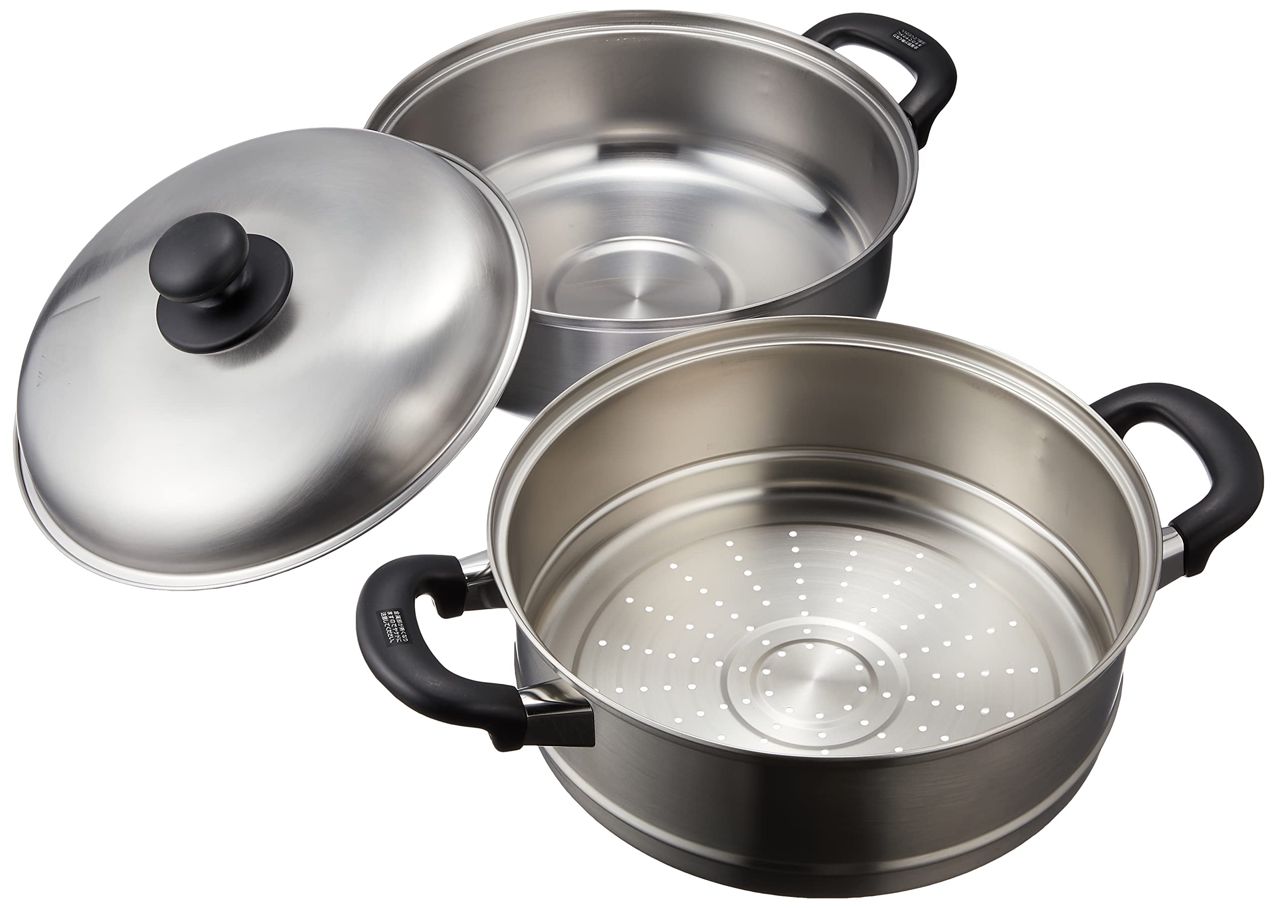 Amazon｜和平フレイズ 燕三条 片手鍋 18cm & 両手鍋 20cm & 二段蒸し器