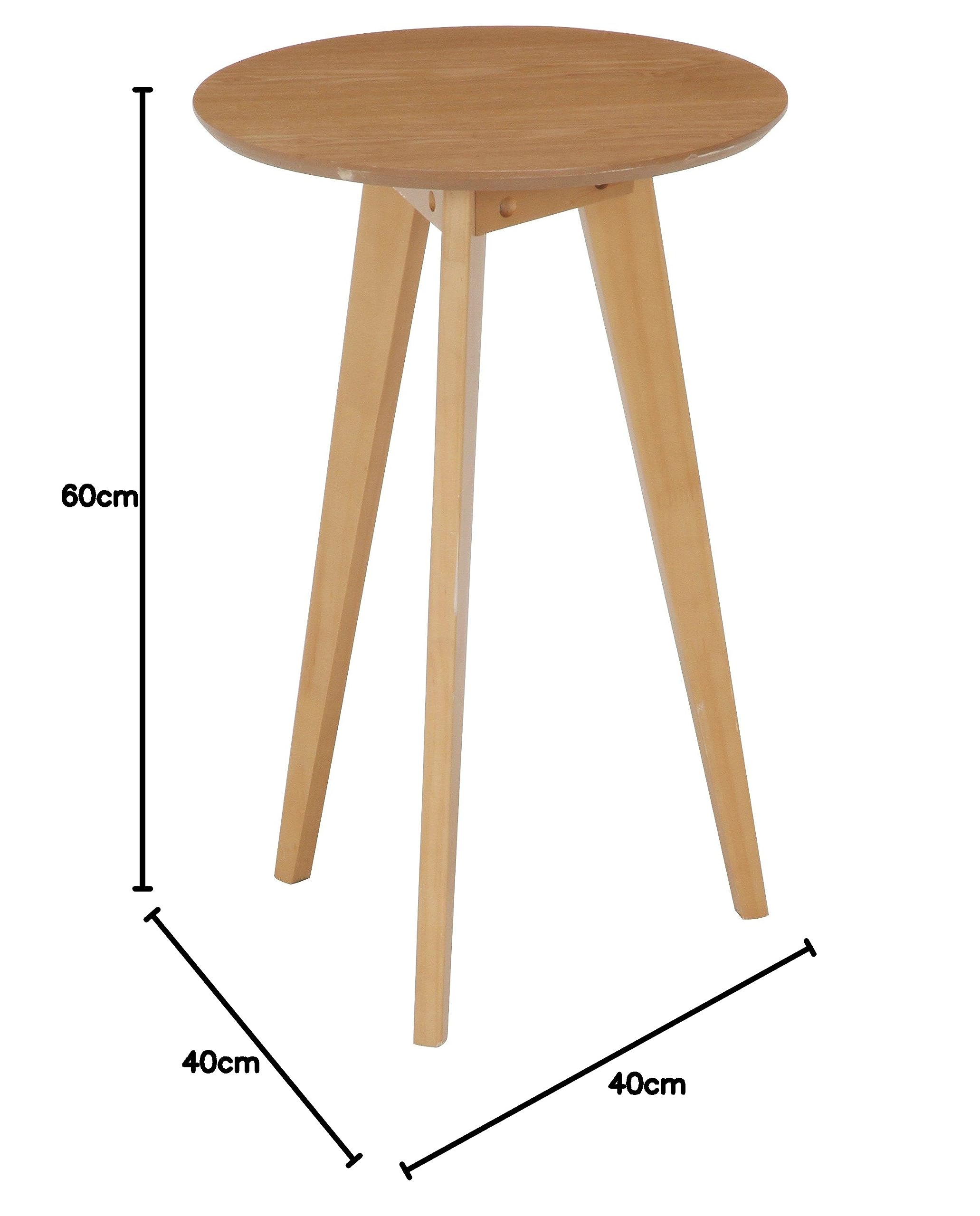 不二貿易 サイドテーブル ガーデン用テーブル ナチュラル