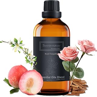 Hotel scents,Hotel Diffuser Oils,Royal Tranquility Aromatherapy Fragrances Inspired by Hotels,Pure Essential Oil with Lemon, Jasmine and Amber for Diffuser-3.38 Fl Oz
