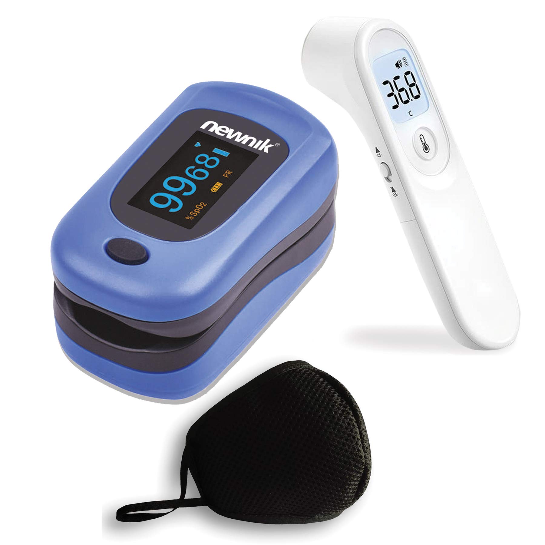 Newnik Pulse Oximeter (PX701) + Yuwell Infrared Thermometer (YT-1) + Outdoor Reusable Mask - COMBO (B08B4QH2ZP) Amazon Price History, Amazon Price Tracker