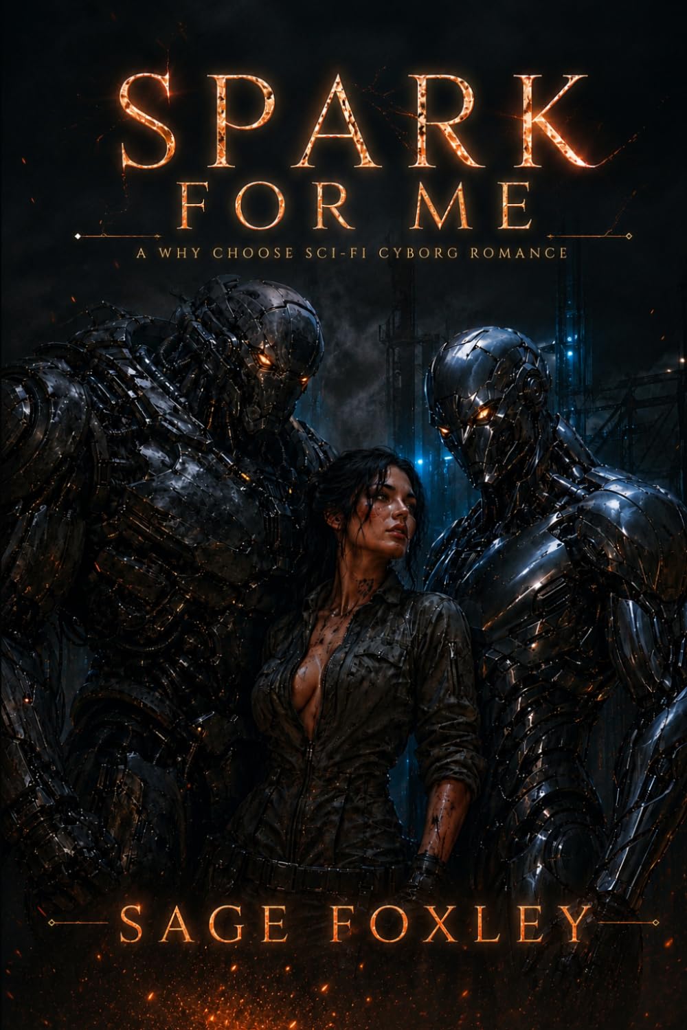 Spark For Me: A Why Choose Sci-Fi Cyborg Romance: 4 (Terminus Station Aliens)