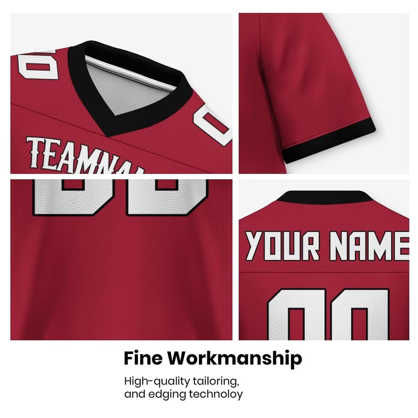 Camiseta de fútbol americano, camiseta de fútbol personalizada, uniformes, nombre del equipo, número de camisas, hip hop, camisetas para hombre, mujer, niños