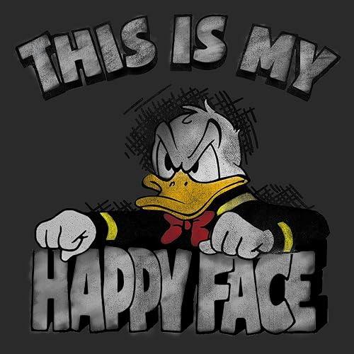 Miniatura 2 de Disney Mad Donald Duck Face - Camiseta para Hombres Adultos
