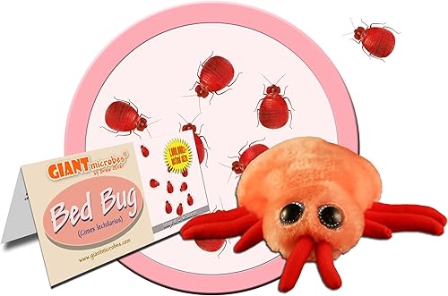 Miniatura 2 de Peluche de chinches de cama GIANTmicrobes: aprende sobre este rastreador común con este peluche de peluche, regalo único para amigos, familia,