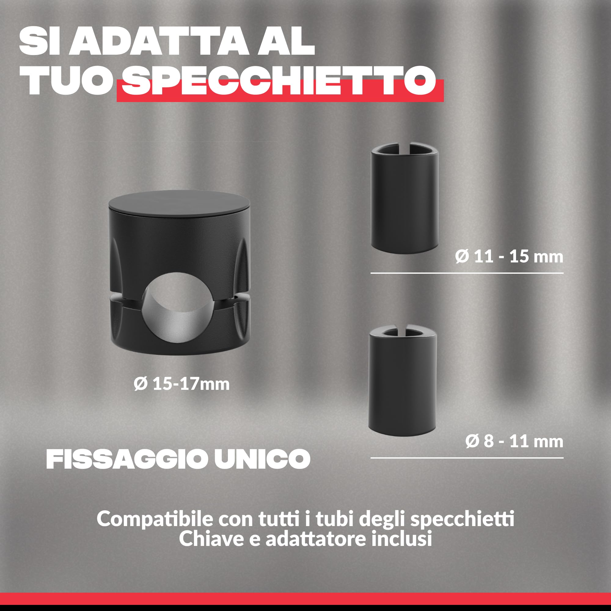 SHAPEHEART Innovazione francese,Porta cellulare scooter moto PRO con tasca magnetica,Rotazione di 360°Anti Vibrazione,Porta telefono scooter per specchietto retrovisore,Supporto cellulare Impermeabile