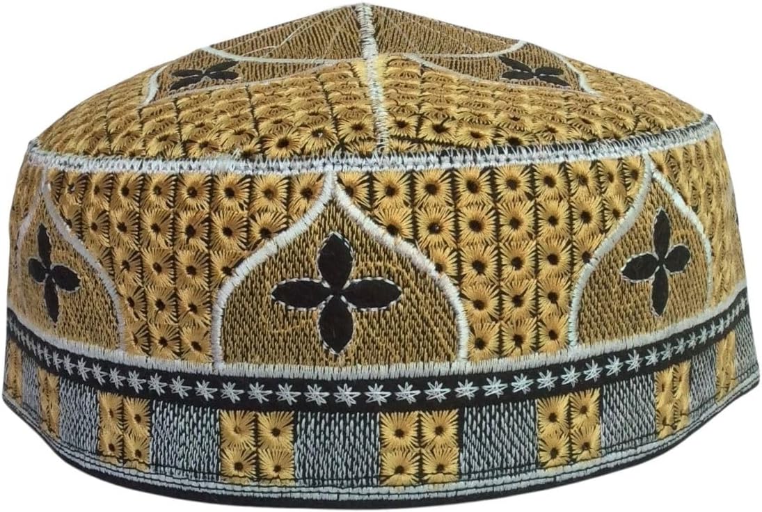 Men's Unisex Muslim Men Prayer Cap Ramadaan Cap Eid Cap Handmade Kufis Namaz Hat Beanie