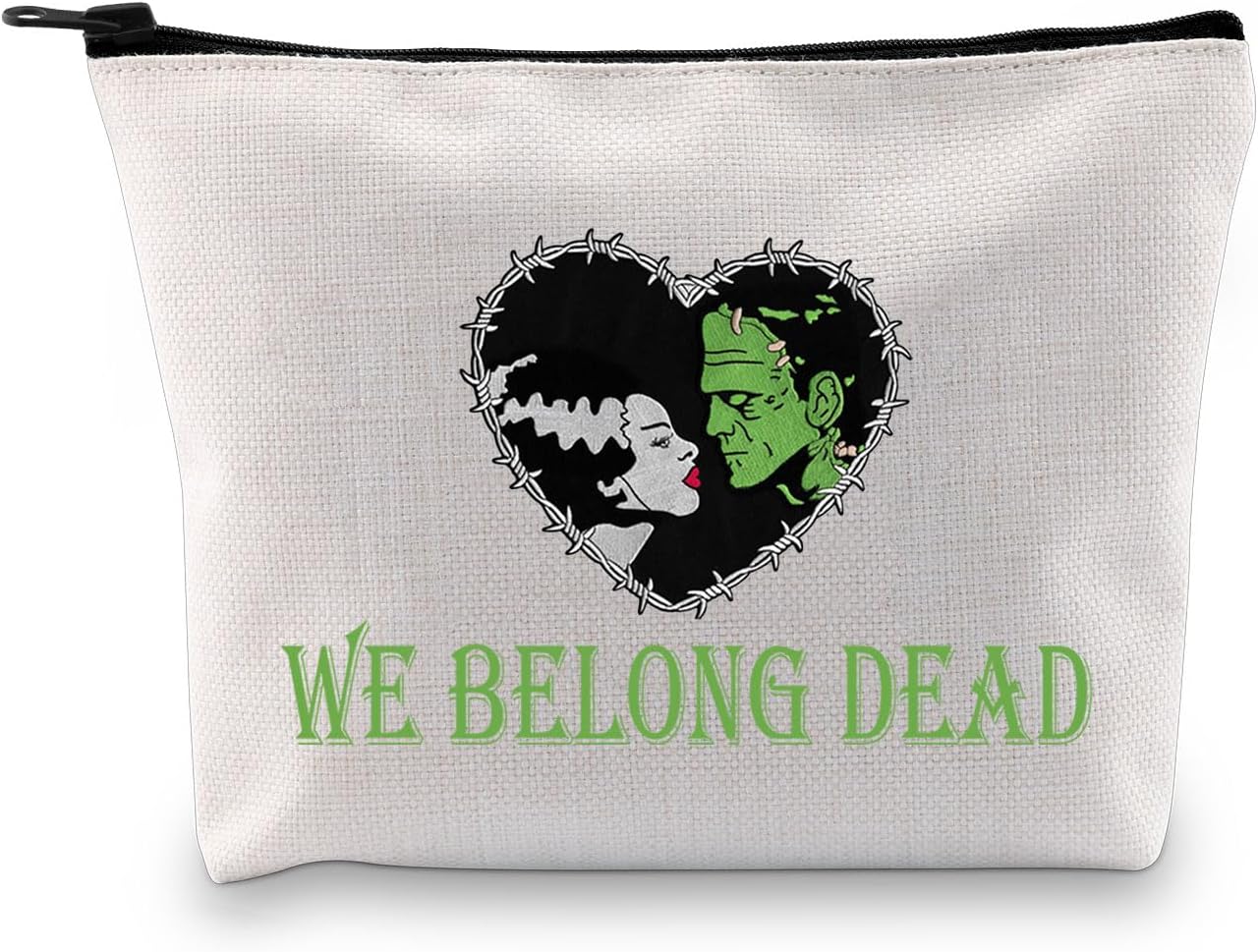 BDPWSS Couple Gift Monster & Bride Gift Monster Horror Movie Inspired Makeup Bag For Couple (We belong bag)