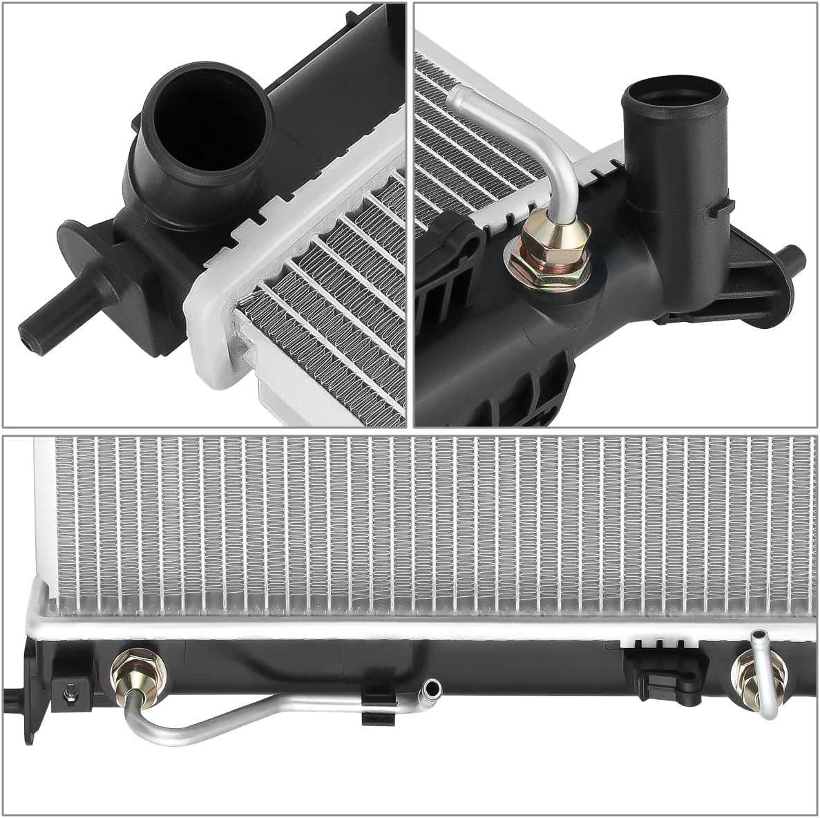 DPI-13135 OE Style Aluminum Radiator Compatible with 10-11 Soul 1.6L AT
