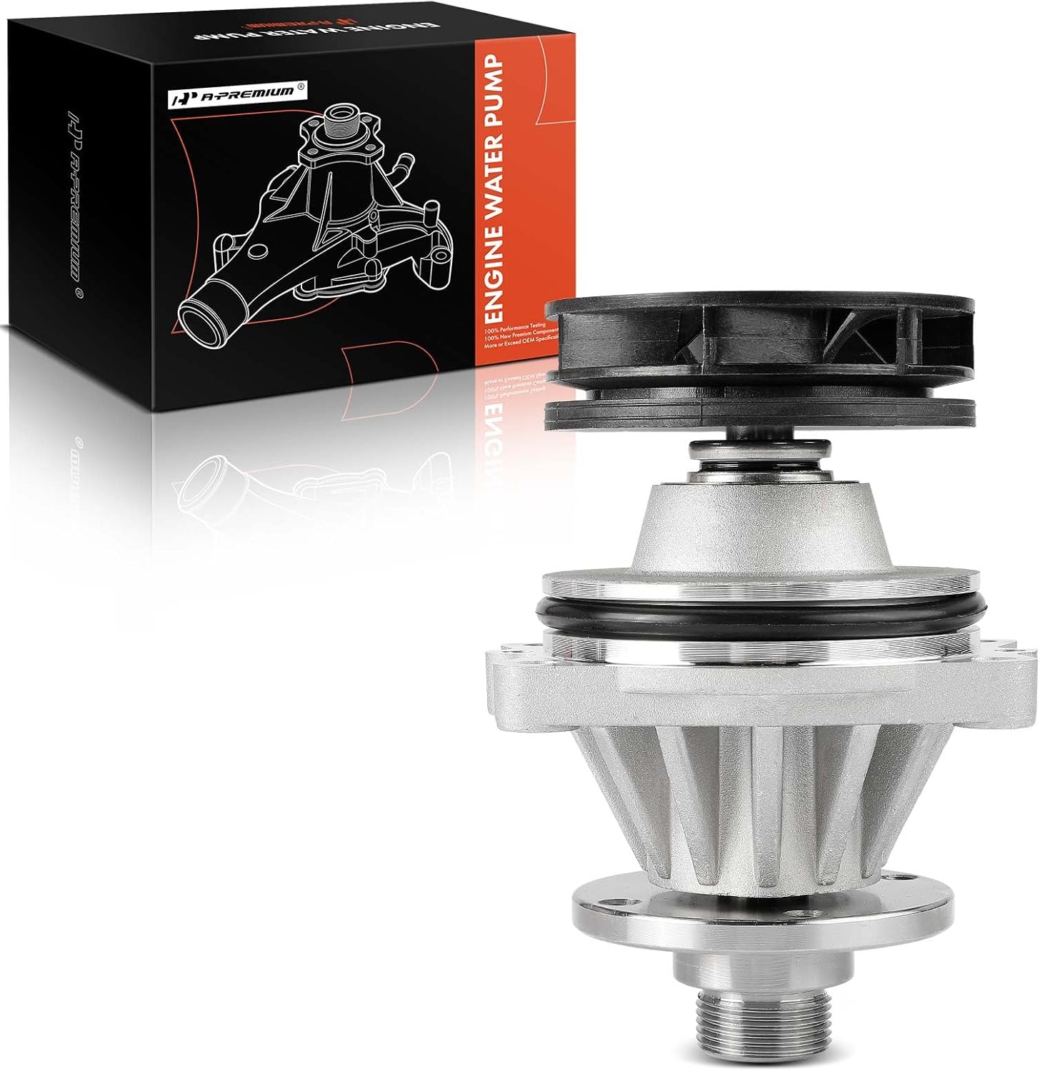 A-Premium Engine Water Pump Compatible with [3,5 Series E36 E46 E39 E34] 320i, 323ci, 325is, 328ci, 330i, 525i, 528i 97-00 & M3 E36, X3 E83, Z3 E36, Z4 E85 & More, [DOHC, 6Cyl 2.0L 2.5L 2.8L 3.0L]