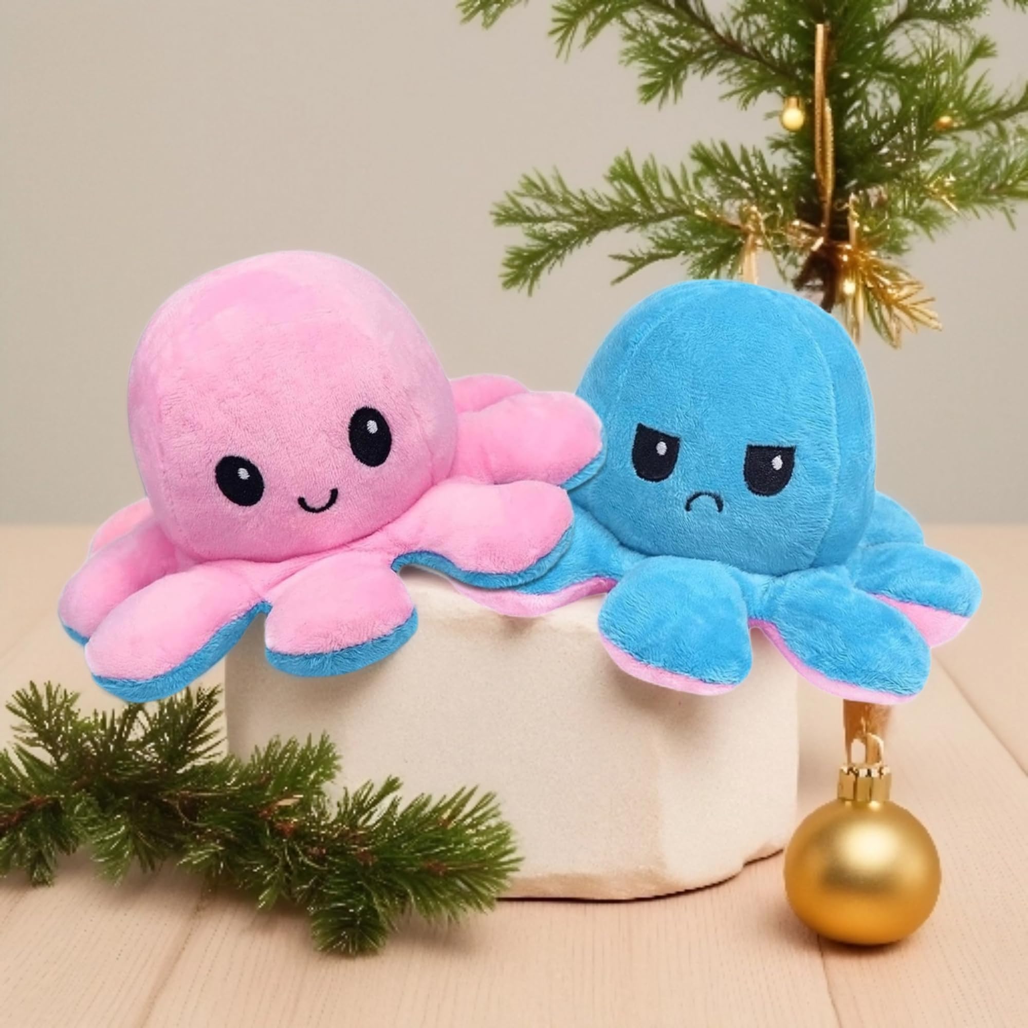 Babique Octopus Plushie Reversible Stuffed Plush Teddy Bear Soft Toy |Ideal for Birthdays & Special Occasions Girls/Boys, Baby Kids (17Cm)-image-9