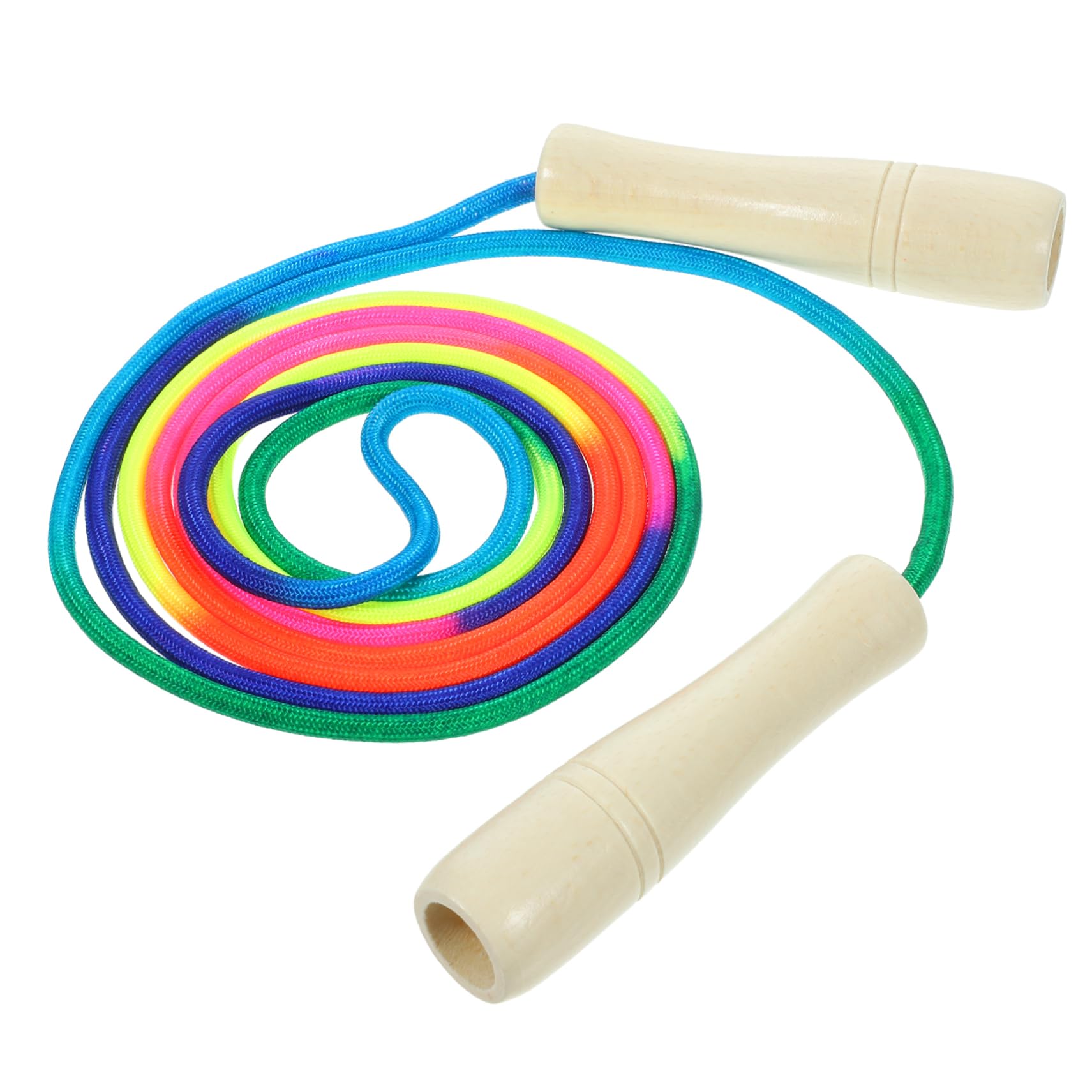 Toyvian Cuerda de Salto de Madera Saltar la Cuerda Saltar Cuerdas para Hacer Ejercicio Banda elástica Bandas elásticas Cuerda para Saltar Resistente al Desgaste Cuerda de Salto para