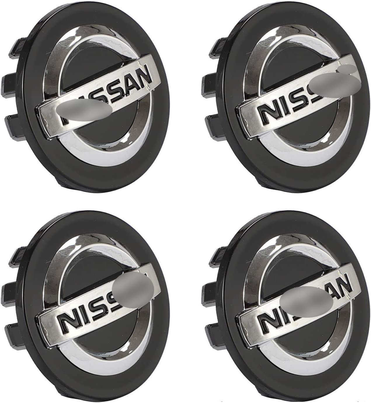 4pcs 54mm/2.13In Replacement for Nissan Wheel Center Caps