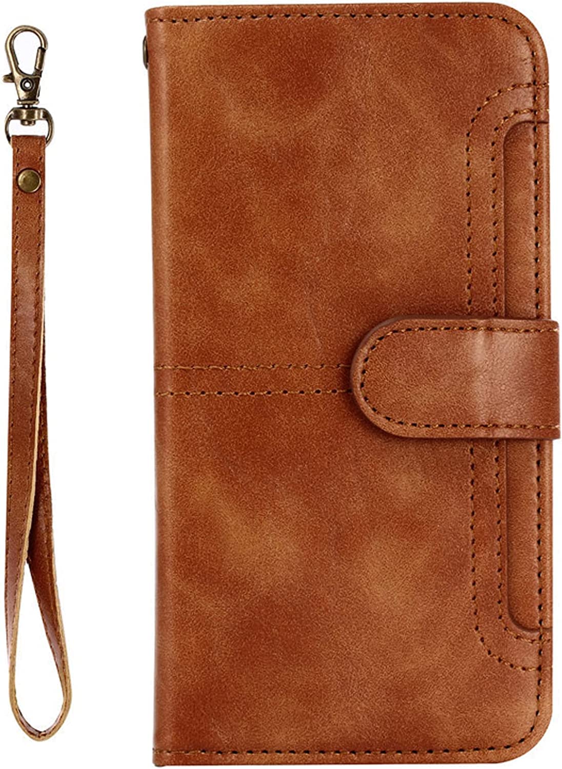 Coque iPhone 13 Mini marron avec porte-carte pour vos trajets quotidiens