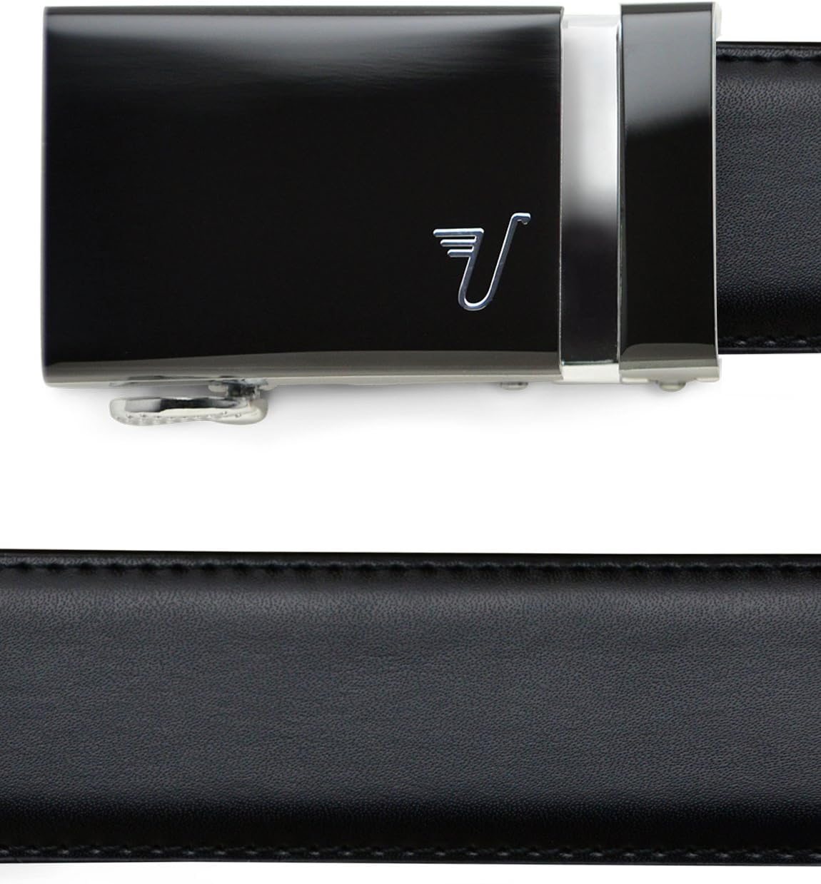 Mission Belt Men's Leather Ratchet Belt, 40mm Solid Collection - Image 3