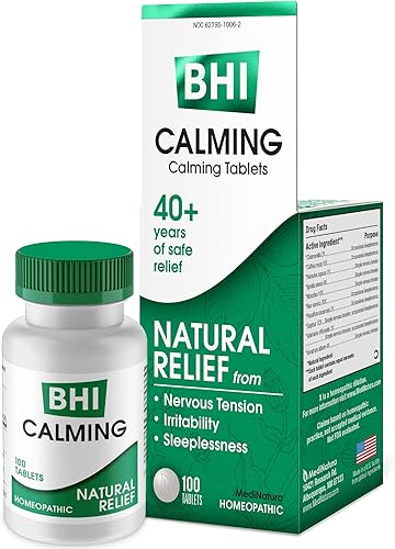 Miniatura 7 de BHI - Mezcla calmante para aliviar el estrés, 10 ingredientes activos naturales que ayudan a restaurar el equilibrio, apoyar la calma el estado de