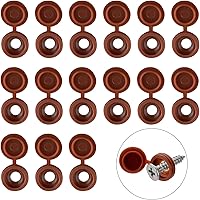 Vista 9 de 100 tapas de plástico para tornillos y arandelas plegables M3, cubiertas decorativas (negro)