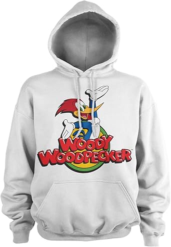 Officially Licensed Woody Woodpecker Classic Logo Hoodie At Amazon Men S Clothing Store