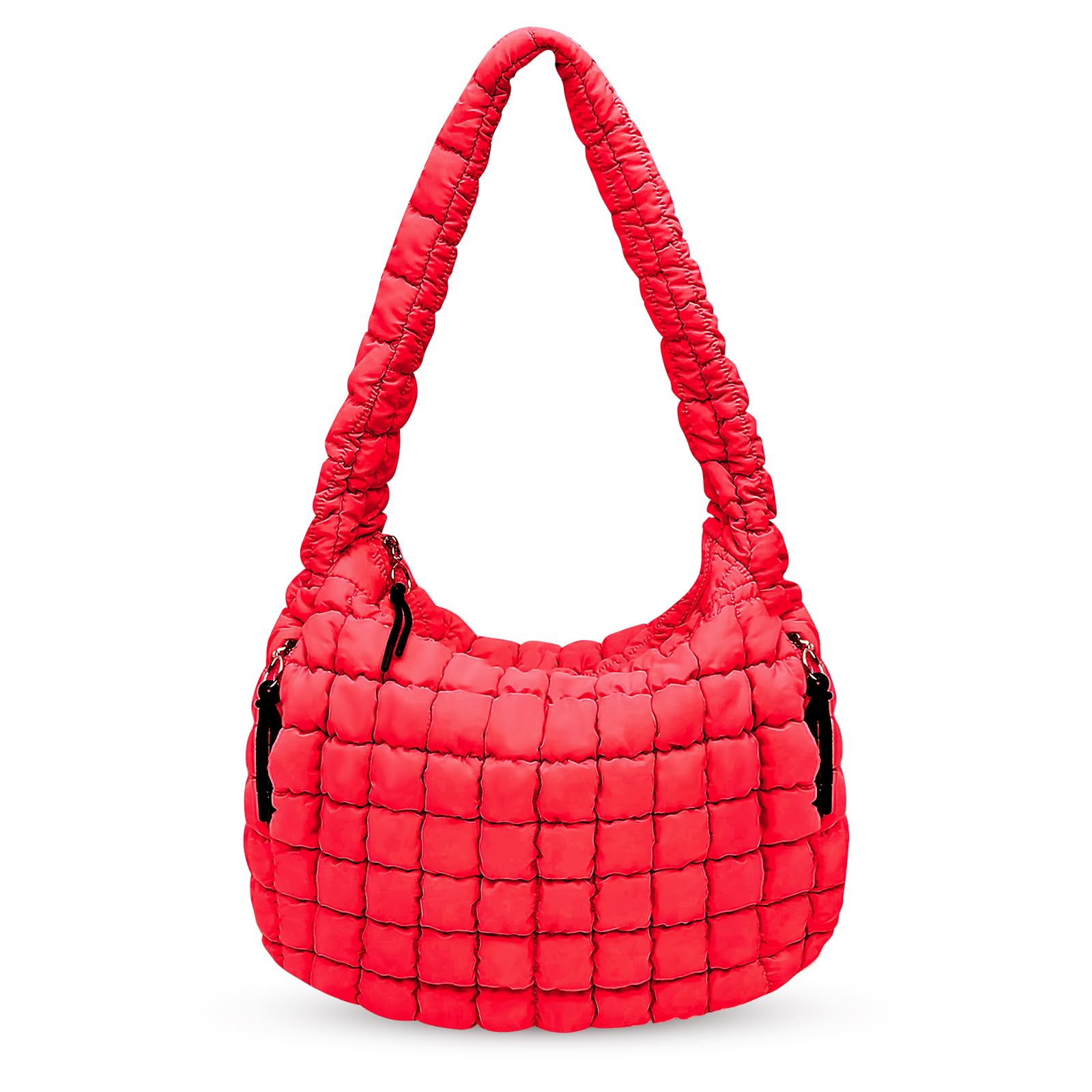 Extolove Puffy Tote Bag Large Quilted Puffer Purse Lightweight Padding Carryall Hobo Puff Shoulder Bags for Women