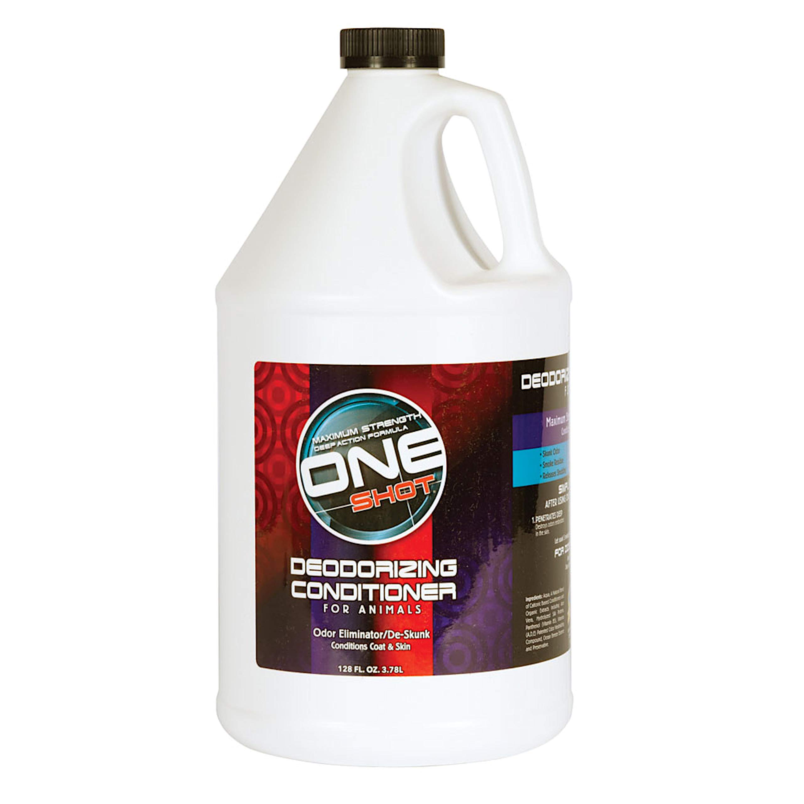 Best Shot ONE Shot Deodorizing Conditioner, Hydrating and Moisturizing Conditioner for Dogs, Cats, Horses, and Livestock, Removes Stubborn Odors, 1 Gallon