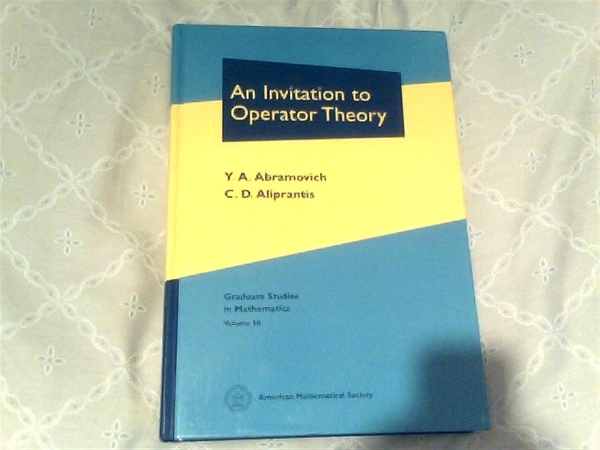 Buy An Invitation to Operator Theory (Graduate Studies in Mathematics, 50) โ BookShops.in