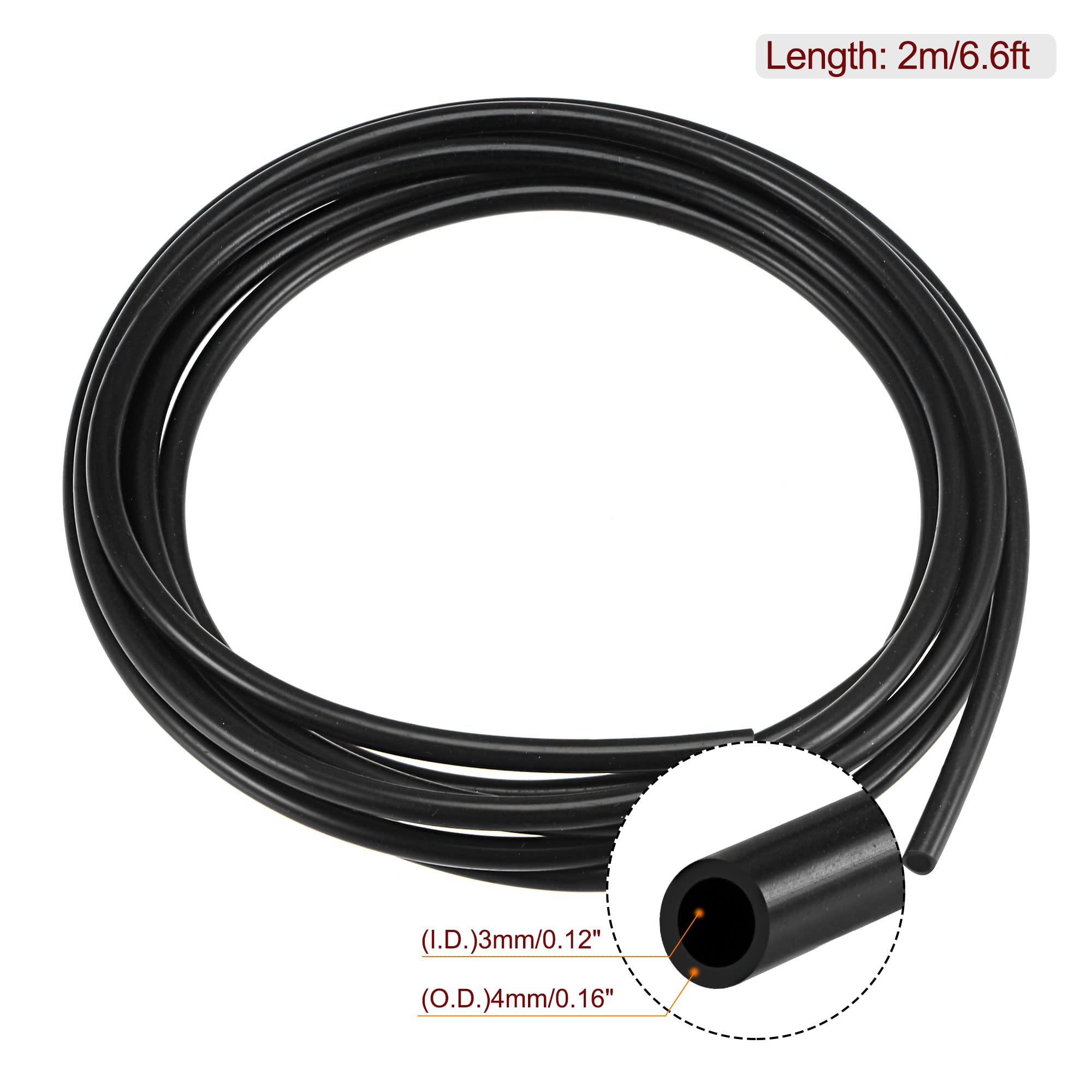 Silikonschlauch, Gummischlauch, Hochtemperatur, flexibel, 4mm, 5m Silikonschlauch, Gummischlauch, Hochtemperatur, flexibel, 4mm, 5m