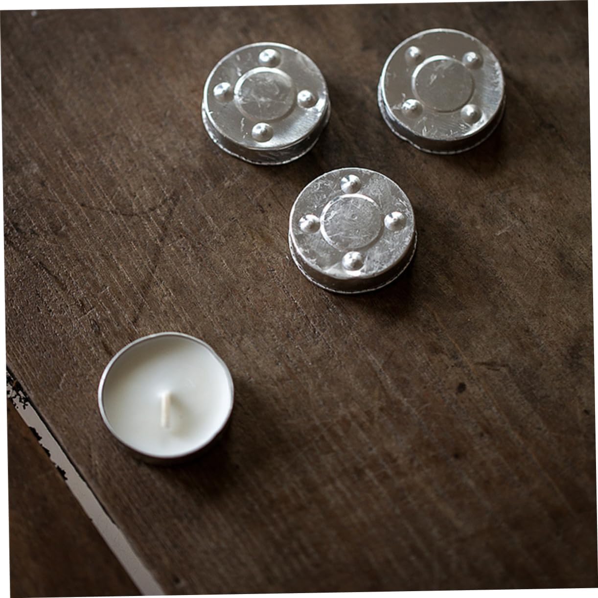 Tea Light Candles 20Pcs Compact Smokeless for Tea Warming