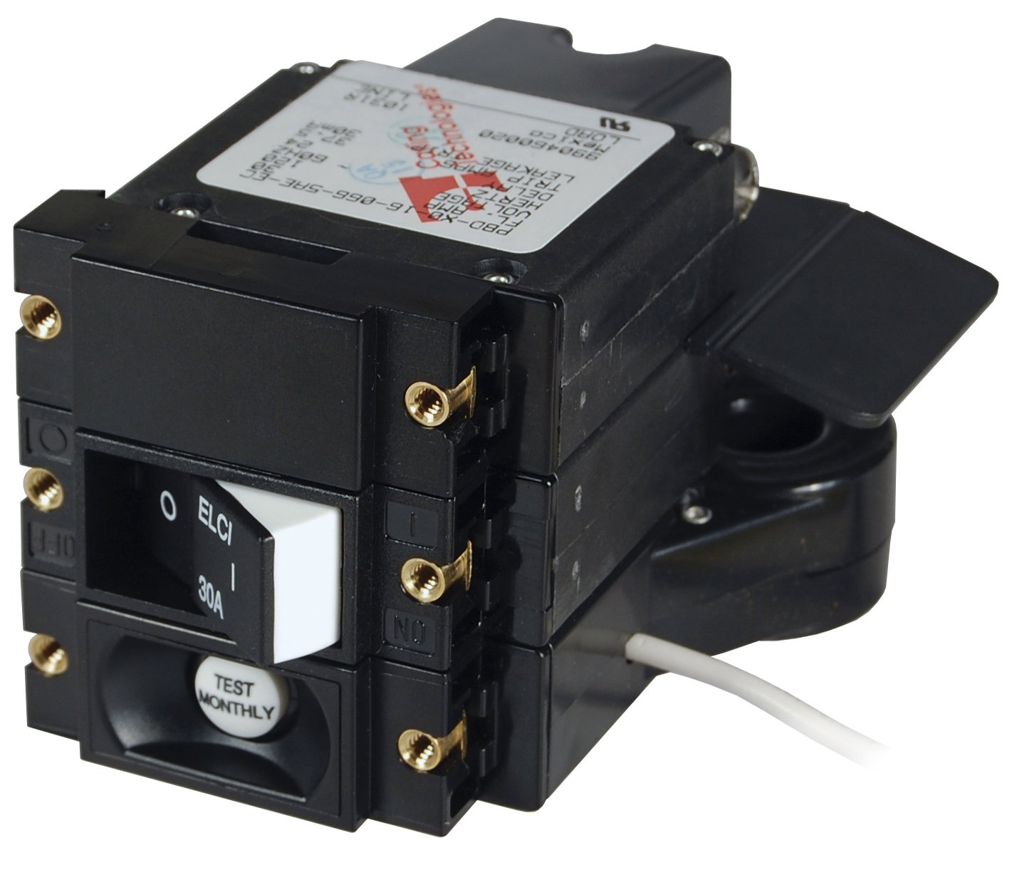 Disjoncteur différentiel 120VAC 30A Blue Sea Systems pour sécurité électrique marine - 2
