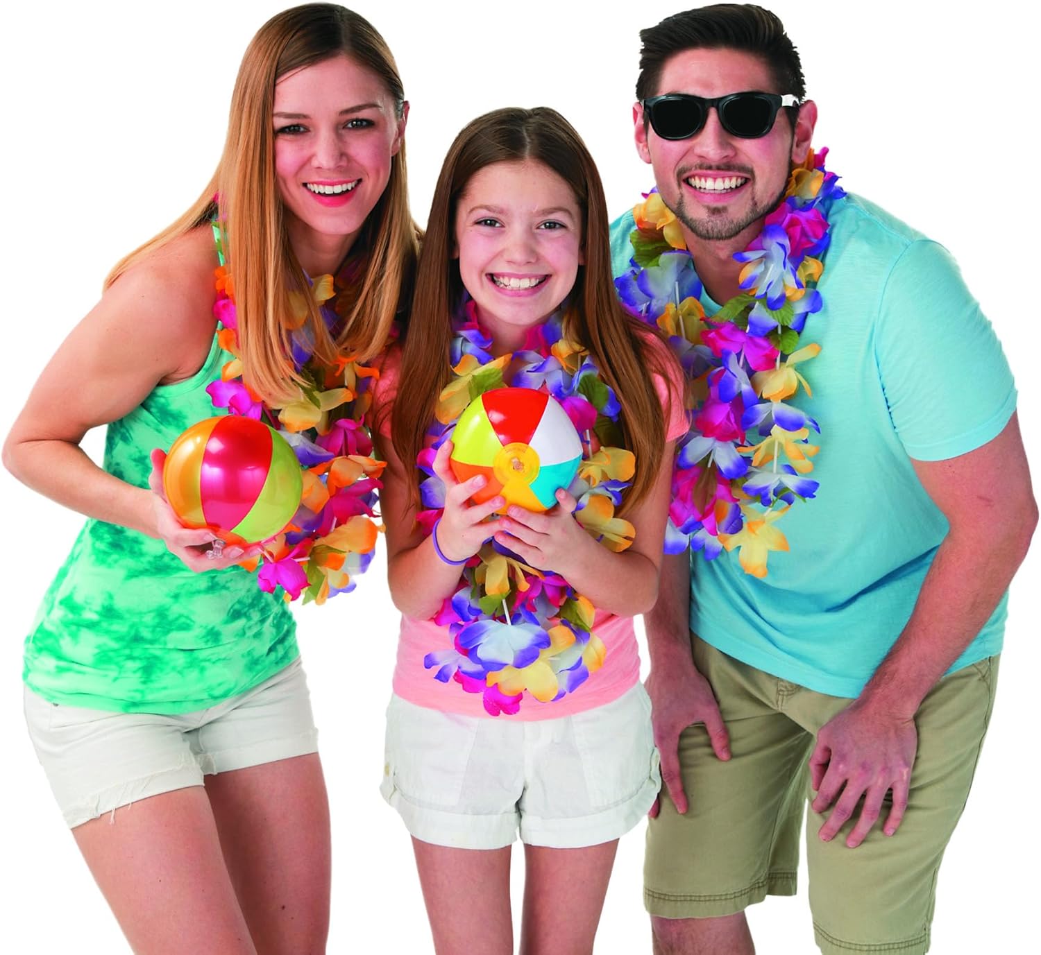 Fun Express Mini Beach Balls Bulk Set 50 Pack - 5 Inch Inflatable Pool Toys for Kids Ages 4-8 | Colorful Beach Games for Pool Party Decorations, Summer Birthday Favors & Outdoor Water Play Activities