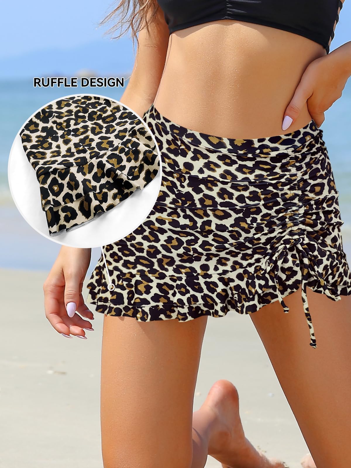SHEKINI Bas de Maillot de Bain Femme