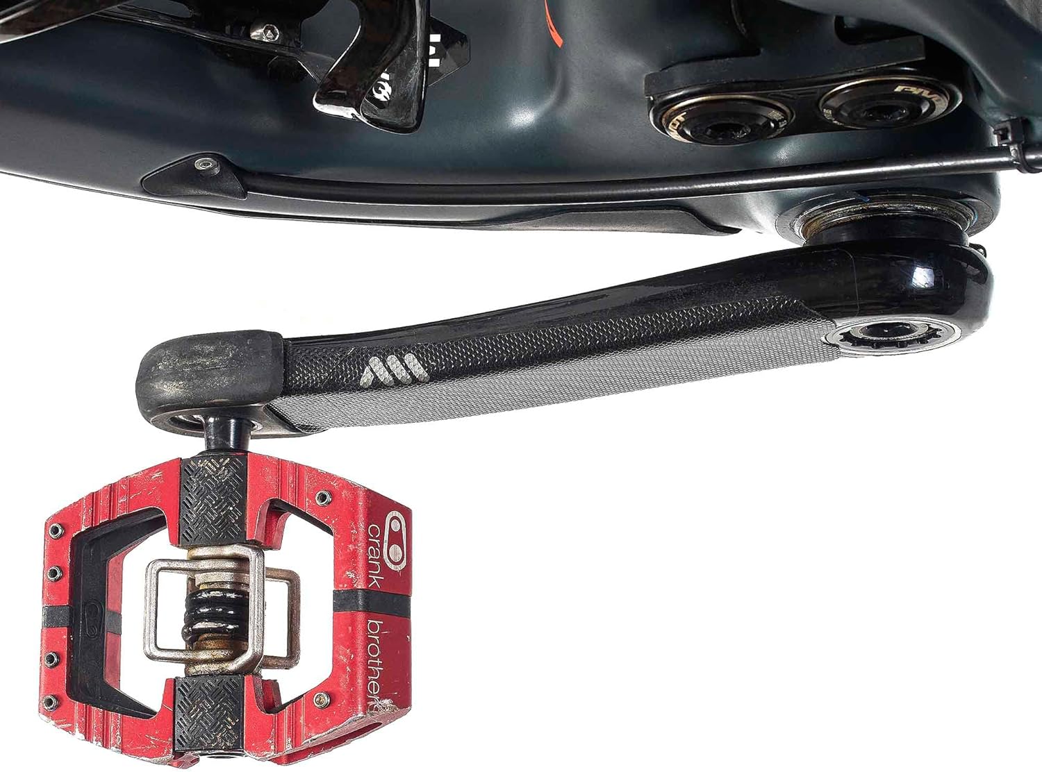 All Mountain Style AMS Crank Guard Specially Designed to Protect Crank arms of Mountain and Road Bikes from Scratches and rubbing