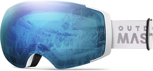 Miniatura 29 de OutdoorMaster Gafas de esquí PRO – sin marco, lente intercambiable, 100% protección UV400, gafas de nieve para hombres y mujeres
