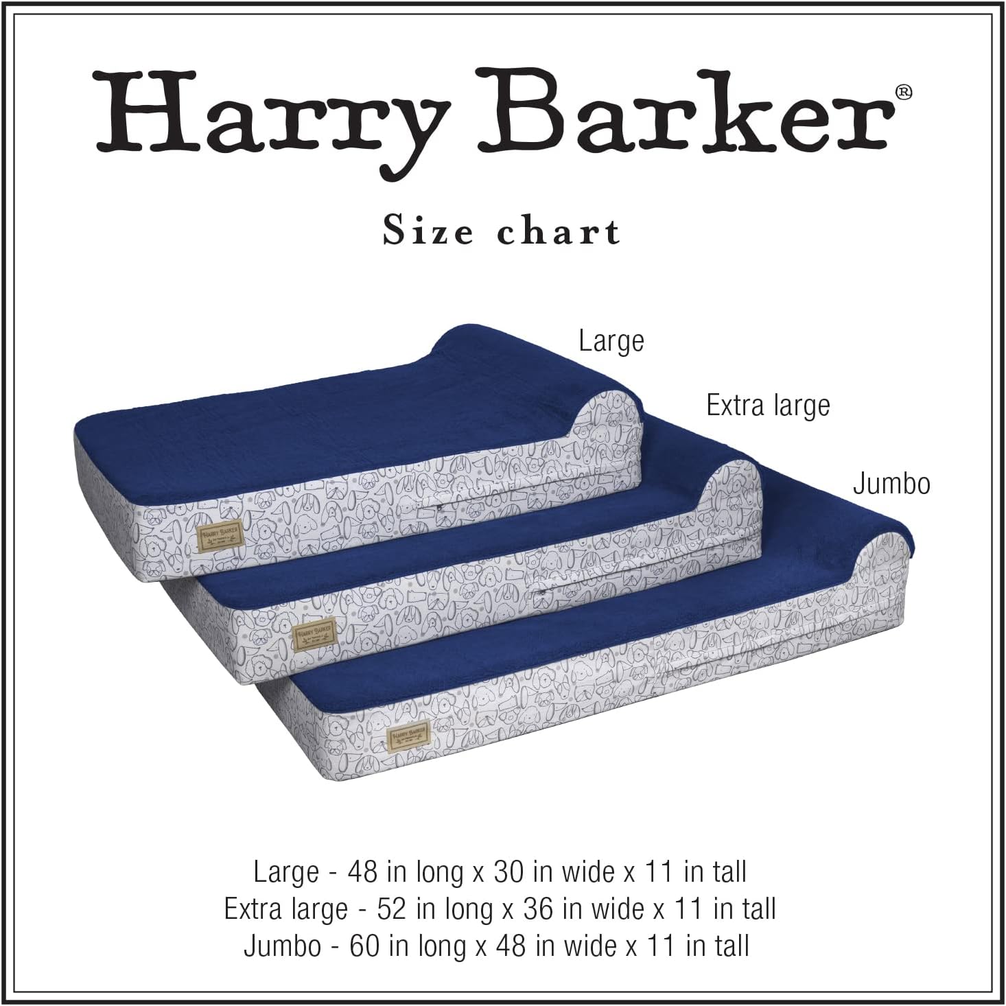 review Harry Barker Premium Waterproof Orthopedic Pet Bed, 11