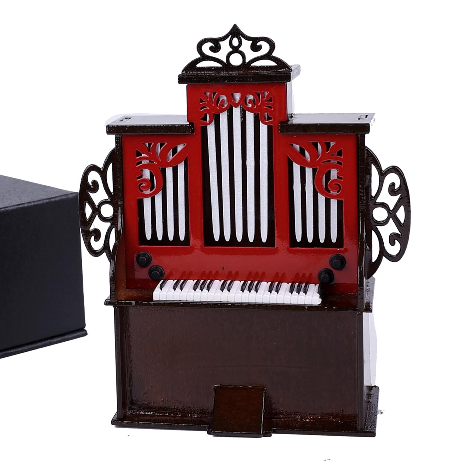 Orgue miniature en bois avec étui pour sublimer votre décoration d'intérieur au salon