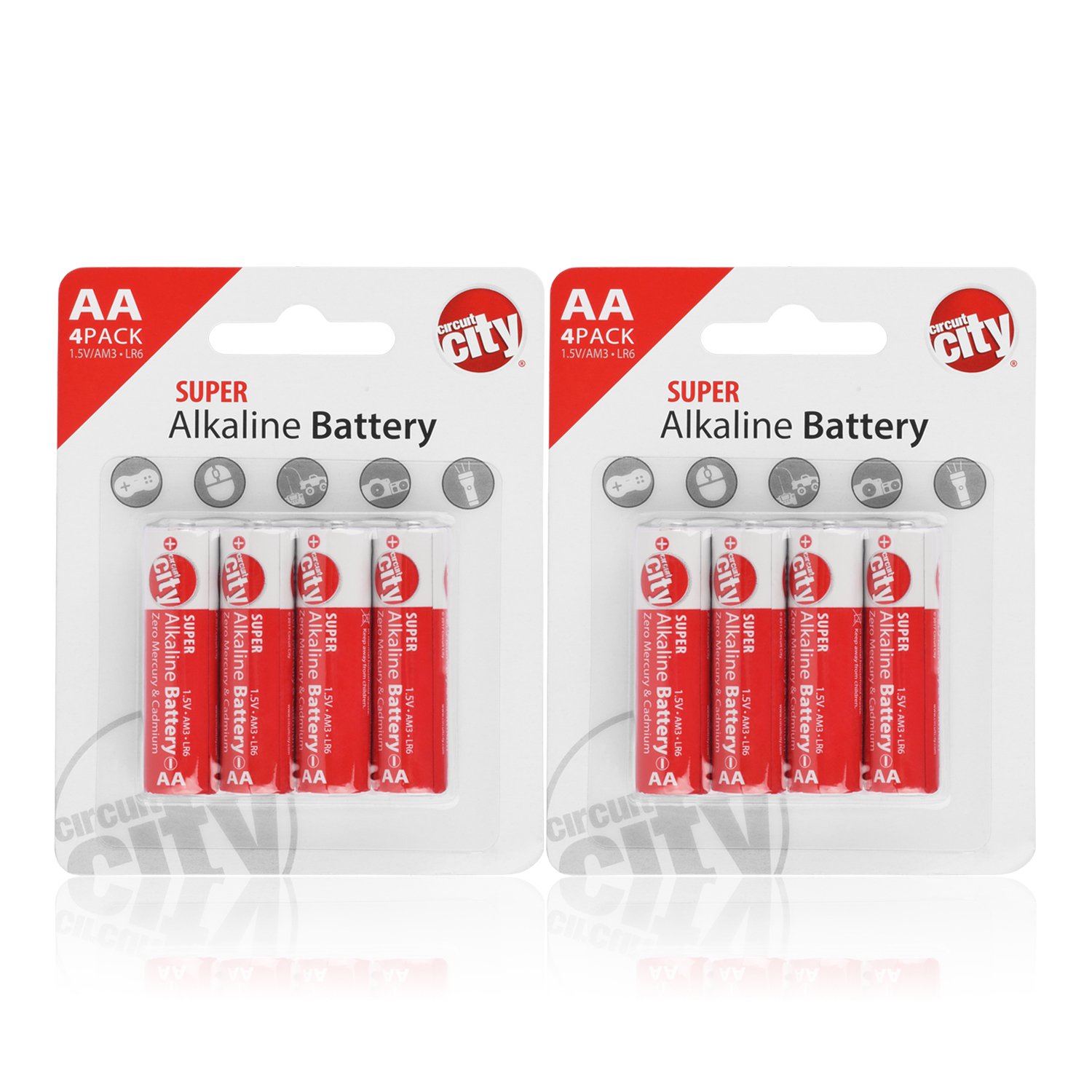 Essential AA High Performance Alkaline Batteries 8 Pack