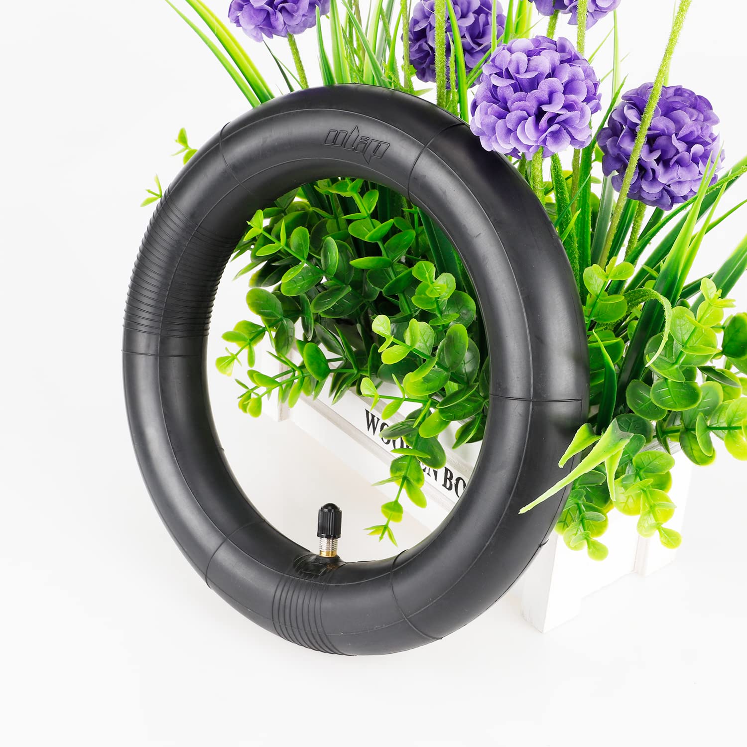 60/70-6,5 Pneu Tubeless avec Chambre à Air pour Segway Ninebot Max G30 Trottinette Pneu Tout-Terrain 10 Pouces à Chambre à Air 10 x 2,5, Non Auto-Réparateur (Tubeless+Chambre à Air)