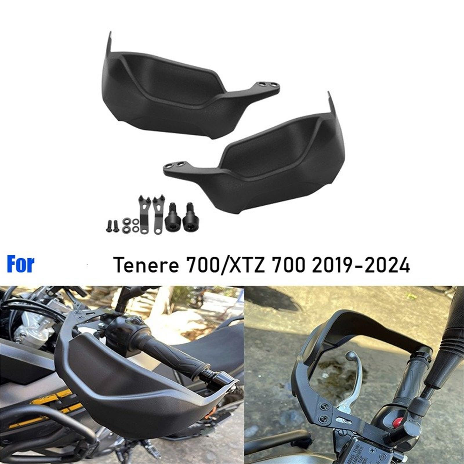 Protectores De Manos para Y&amaha Tenere 700 / XTZ 700 (2019-2024) | Los protectores de manos ofrecen protección impermeable y resistente a la abrasión, garantizando una conducción segura inclu