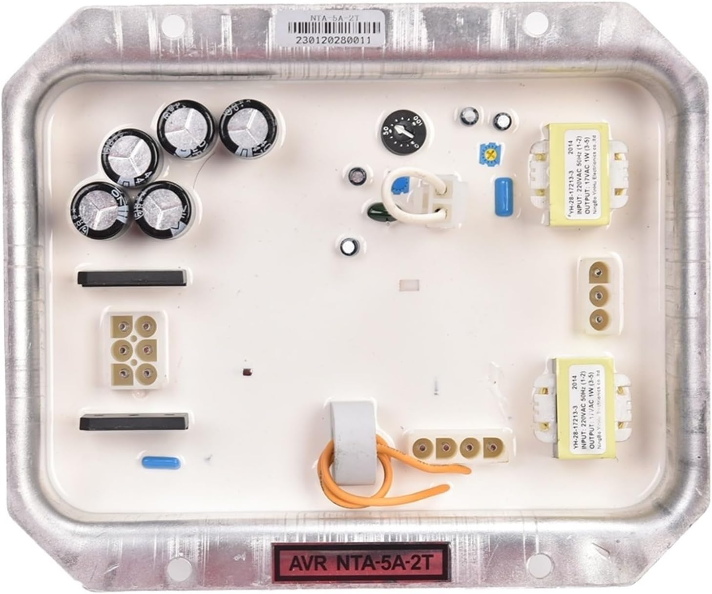 Close-up of NHJLFKSA AVR NTA-5A-2T circuit board components