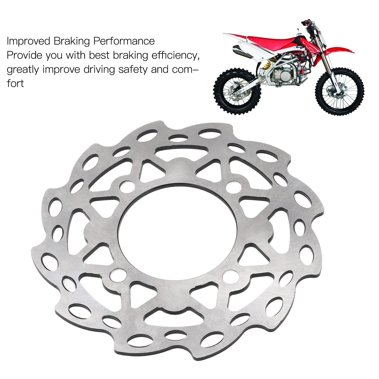 185mm Rotore Disco Freno Posteriore per Cinese Dirt Pit Bike Moto Sostituzione Lega di Acciaio